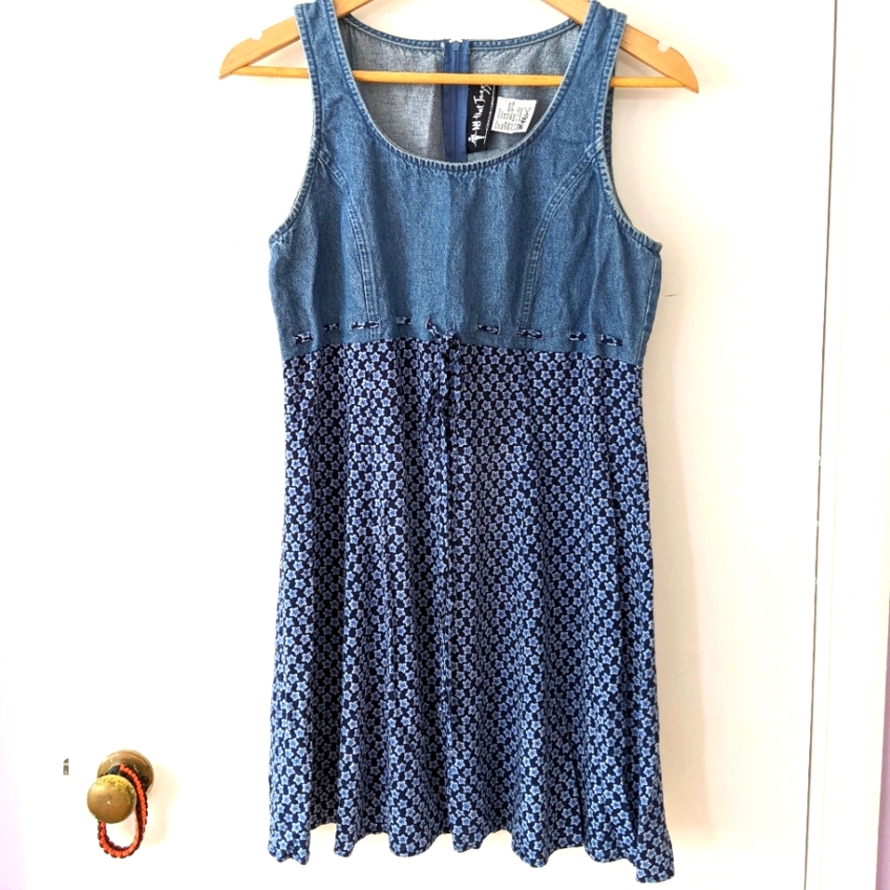 90s Vintage All That Jazz Babydoll Dress